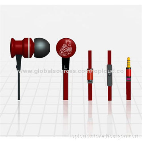 Earphones for iPhone, OEM order, MOQ of 1,000 units, 3.5mm jack, microphone